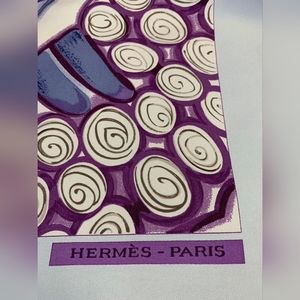 Hermes silk scarf
